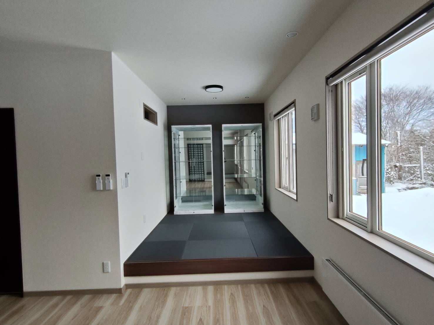 小上がりとショーケース